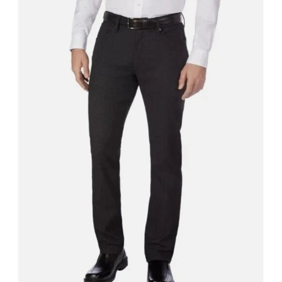 US Urban Star NWT Pants Stretch Relaxed Fit Straight Leg Dark Gray Size 32x34 - Picture 2 of 16